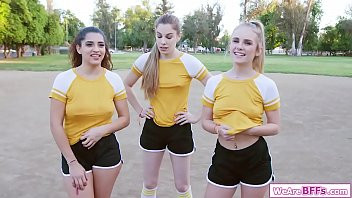 Play Three besties fucked by coach big cock