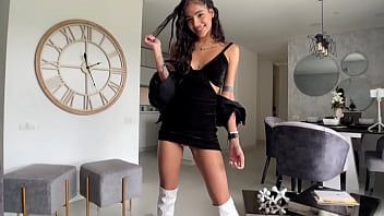 Play Skinny Petite Teen Latina Fucks SugarDaddy before going out with boyfriend