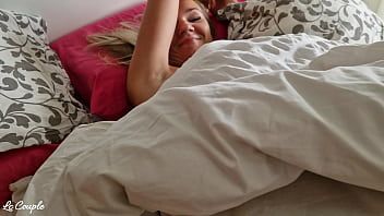 Play Husband had to go to work and he asked a friend to wake up his still sleeping wife (LOUD MOANING and CUMSHOT)