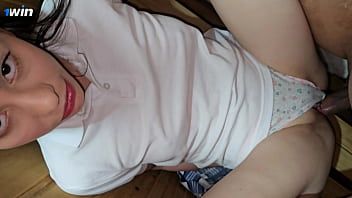 Play The teacher calls his student to the bathroom and makes her suck and then fuck her