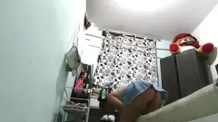 Play Spying on Sexy Latina Nurse Undressing After Work