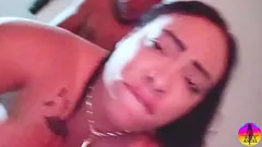 Play Stepson and Husband Share Anal Fun with Latina MILF