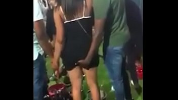 Play Girl gets fingered while holding boyfriends hand