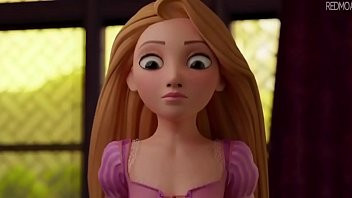 play Rapunzel transando pela primeira vez