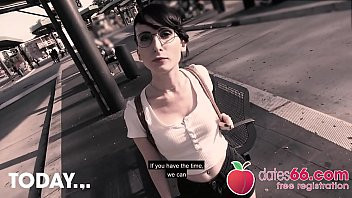 Play FILTHY GERMAN fuck doll Lou Nesbit RIDES DICK in public for some naughty fun! (ENGLISH) Dates66.com