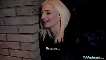 Play Public Agent Pretty skinny student receives facial in cheap Czech hotel